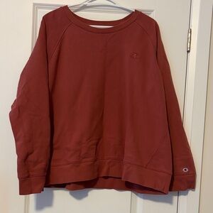 Champion Men's Crewneck Sweatshirt in Rustic Red